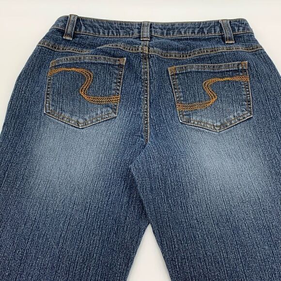 Cato Premium MW w/ Elastic Waist Jeans SIZE 6P - Picture 5 of 13